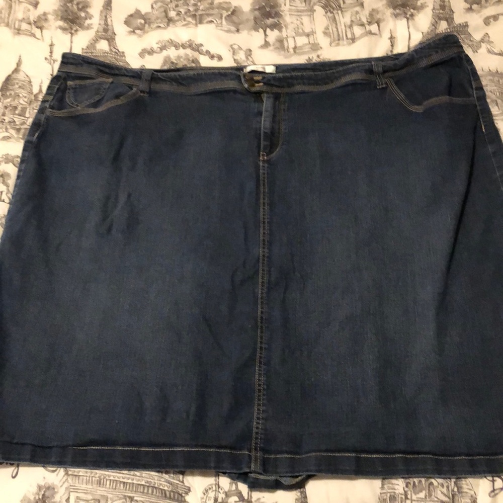 cj banks jean skirt 32W